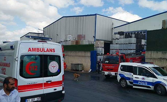 Ambalaj fabrikasında yangın