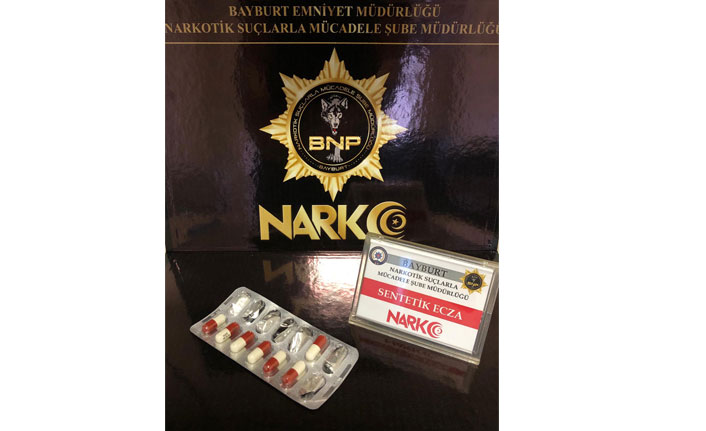 Bayburt'ta uyuşturucu operasyonu
