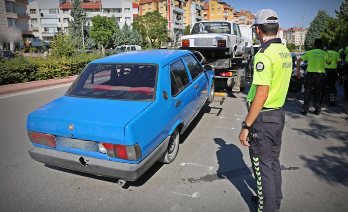 Konya’da trafik denetimleri sürüyor