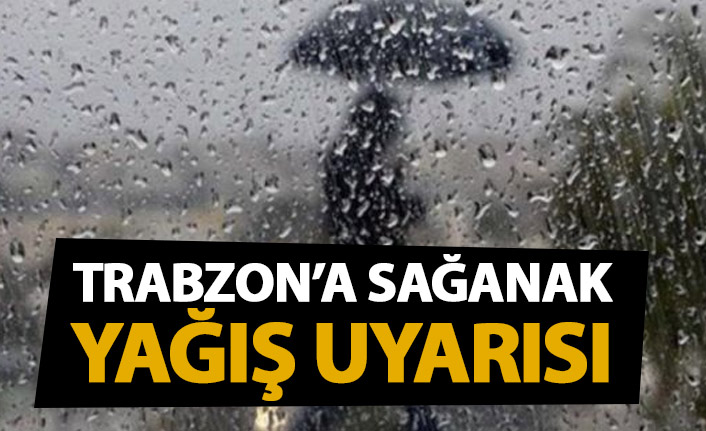 Trabzon'da hava durumunun gök gürültülü vesağanak yağışlı  olacağı bildirildi.27 Ağustos 2020