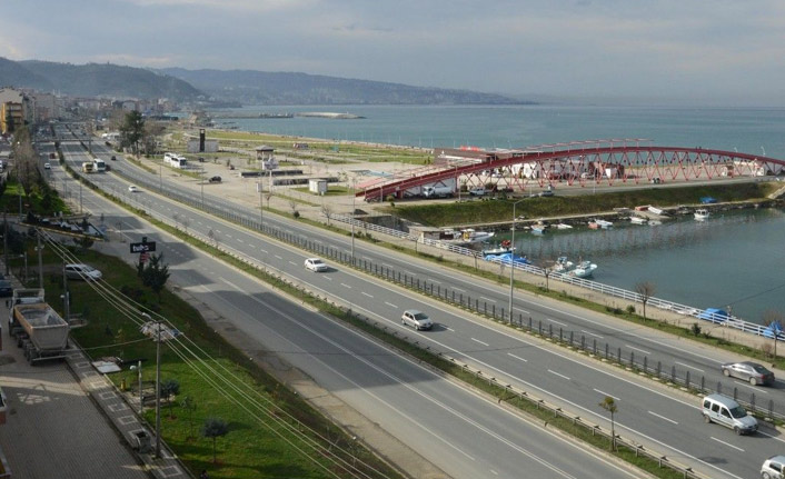 Arsin'de çalışma! tek şeride düşüyor