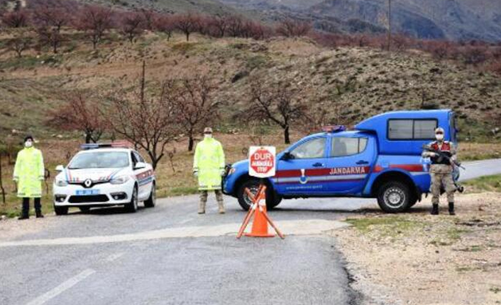 Gümüşhane'de bir köy karantinaya alındı