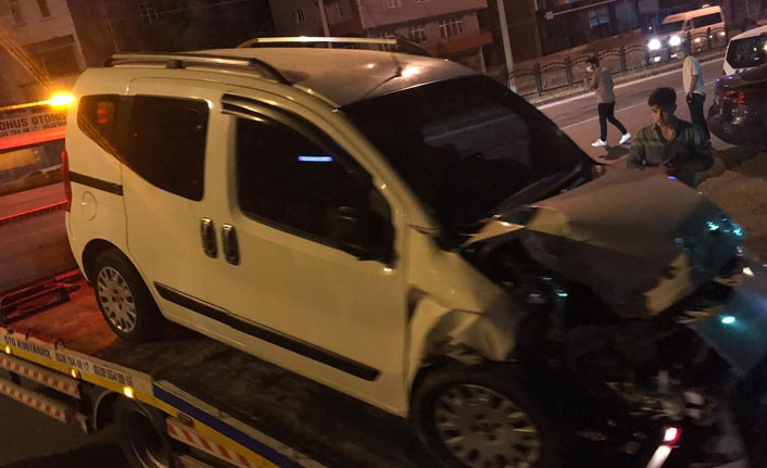 Samsun’un Bafra ilçesinde trafik kazası: 1 yaralı