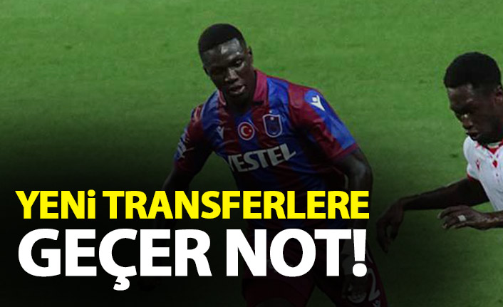 Trabzonspor'da yeni transferler beğeni topladı
