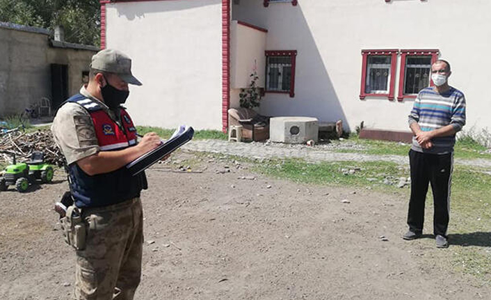 Karantinaya uymayan 4 kişiye 12 bin 600 lira ceza!