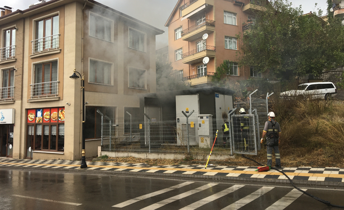 Trafoda yangın çıktı