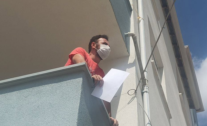 Bir yıl hazırlandığı sınava koronavirüs yüzünden giremedi