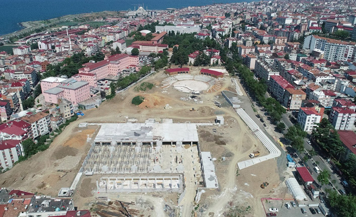 Trabzon'da Millet Bahçesi'nde son durum