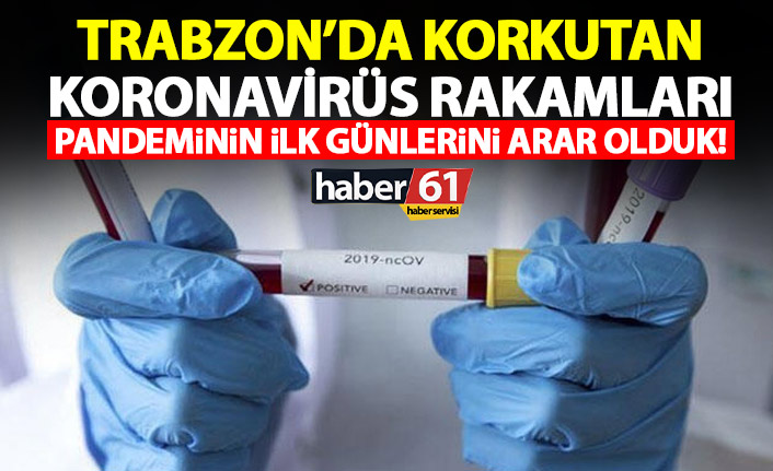Trabzon’da korkutan koronavirüs rakamları! Artış devam ediyor