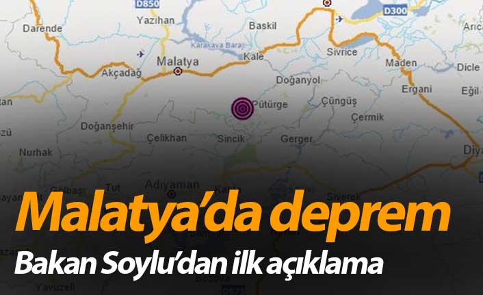 Malatya'da 4,6 büyüklüğünde deprem