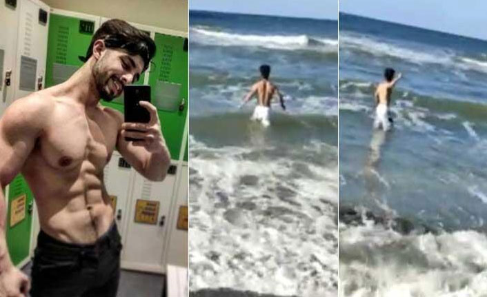 Denizde boğulan Mert'in son anları