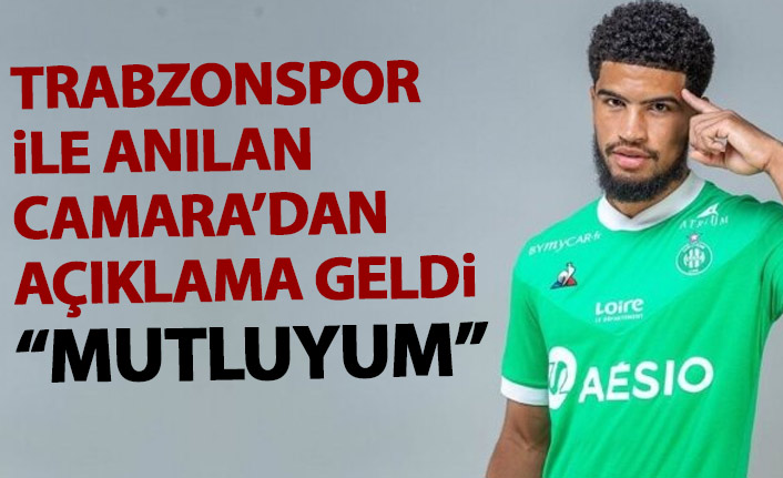 Trabzonspor ile adı anılan Mehdi Camara'dan açıklama