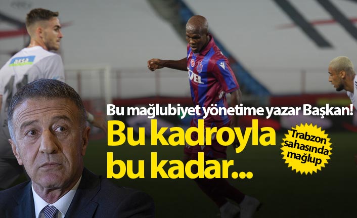 Trabzonspor Beşiktaş'a yenildi