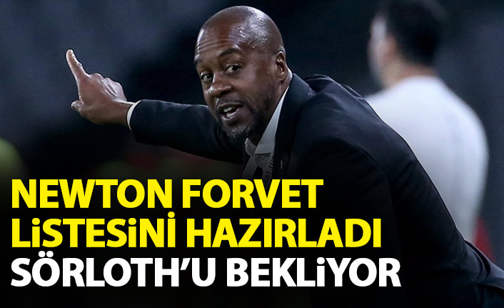 Eddie Newton forvet listesini yönetime sundu