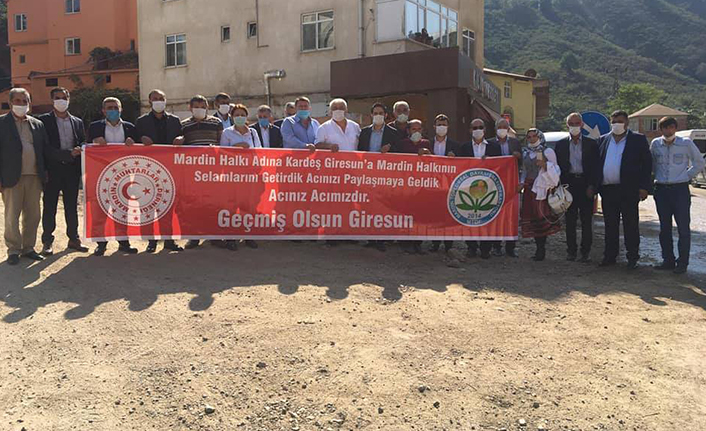Mardin'den Giresun'a destek