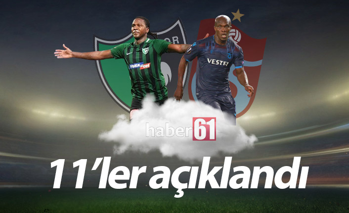 Trabzonspor'un Denizli kadrosu açıklandı