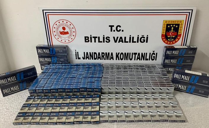 Bitlis’te kaçak sigara ele geçirildi