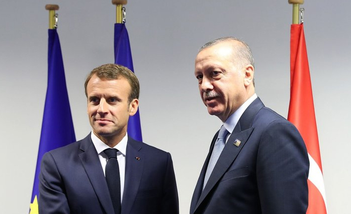 Cumhurbaşkanı Erdoğan Fransa Cumhurbaşkanı Macron ile telefonda görüştü