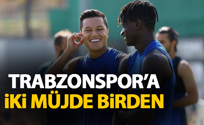 Trabzonspor'a iki müjde birden