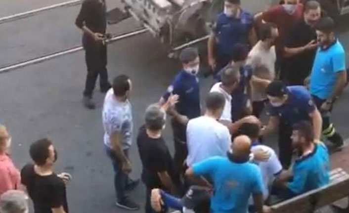 Bursa'da karton toplama kavgası