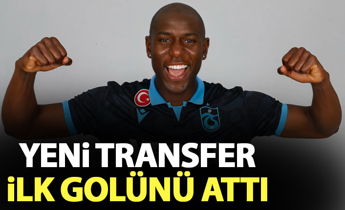 Trabzonspor'un yıldızı ilk golünü attı