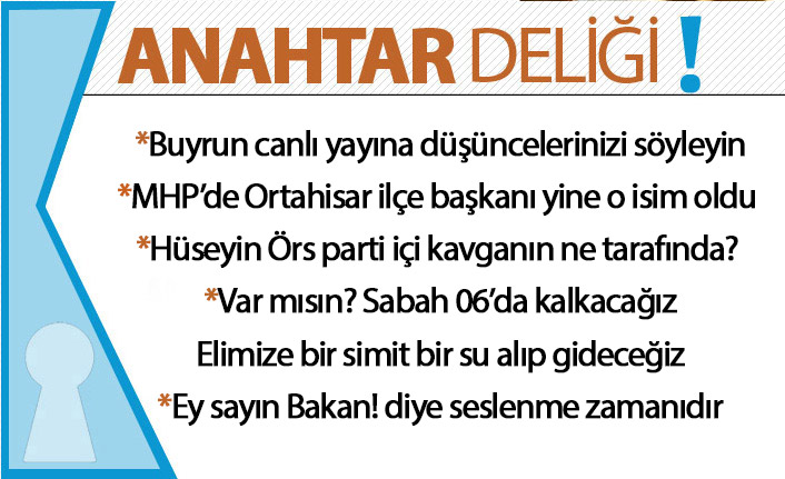 Anahtar Deliği : Gürdoğan ve Sevinç arasında fındık krizi büyüyor: “Buyrun canlı yayına”