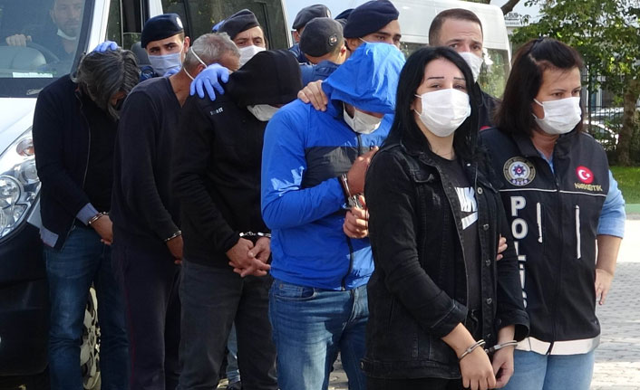 Samsun’da şafak operasyonu: 6 uyuşturucu şüphelisi tutuklandı