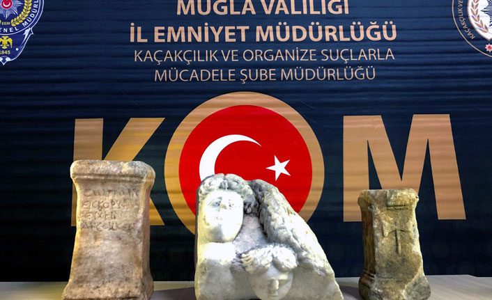 Menteşe’de tarihi eser operasyonu
