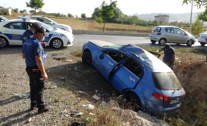 Samsun’da Komiser Yardımcısı ve Eşi Trafik Kazasında Yaralandı