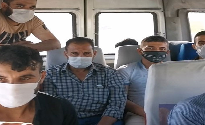 14 kişilik koltuğun bulunduğu minibüsten 22 kişi çıktı