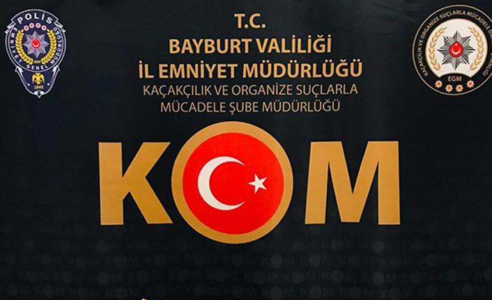 Bayburt'ta tarihi eser operasyonu! 3 gözaltı