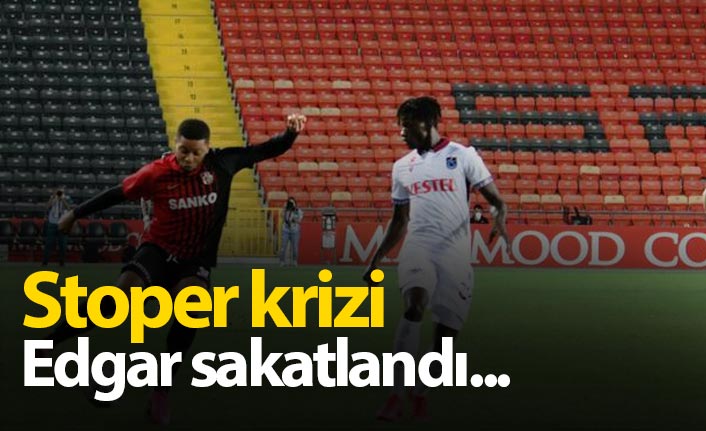 Trabzonspor'da stoper krizi! Edgar sakatlandı...