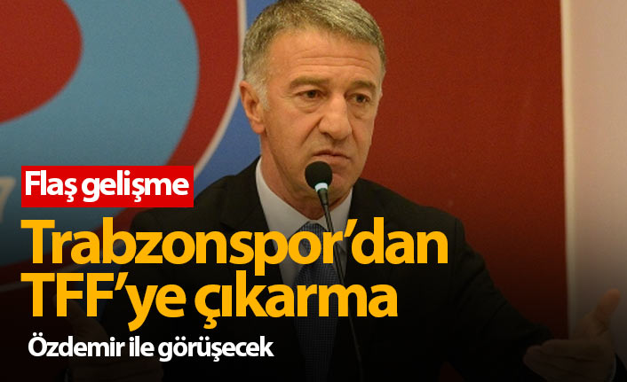 Flaş gelişme! Trabzonspor'dan TFF'ye çıkarma!