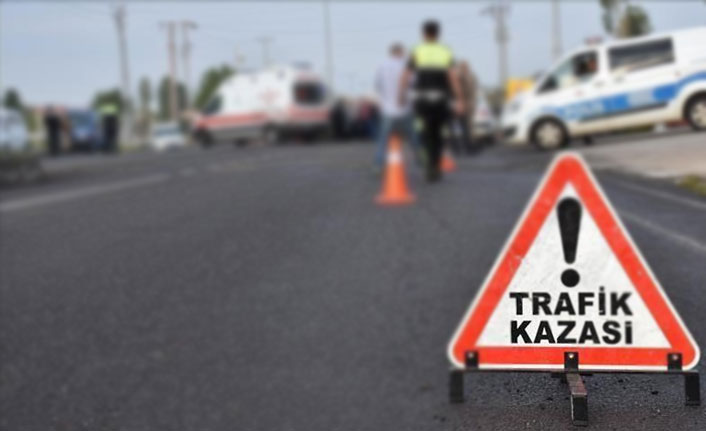 Otomobil yoldan çıkıp tarlaya savruldu