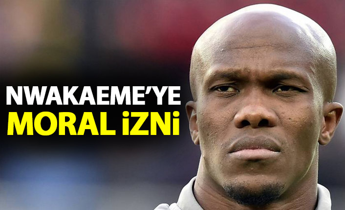 Trabzonspor'da Nwakaeme'ye moral izni