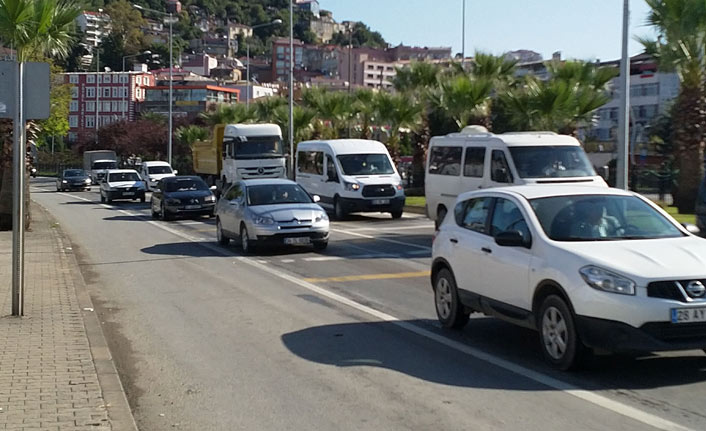 Giresun'da araç sayısı 94 bini geçti