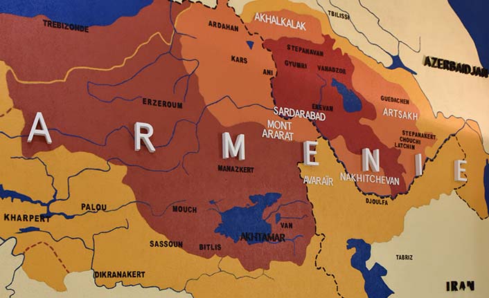 Skandal Paylaşım! Trabzon'dan itibaren Türk topraklarını Ermenistan olarak gösterdi