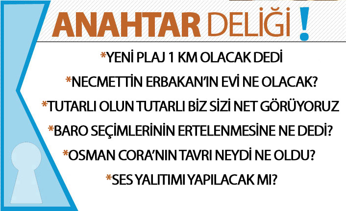 Anahtar Deliği 07.10.2020 Zorluoğlu: Trabzon’a 1 Kilometrelik Yeni Plaj Geliyor