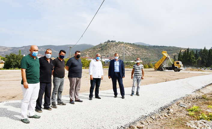 Bursa'da mezar düzenlemesi