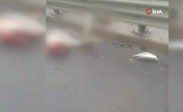 Korkunç kaza! Adamın kafası koptu