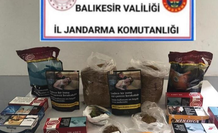 Jandarmadan kaçak tütün operasyonu