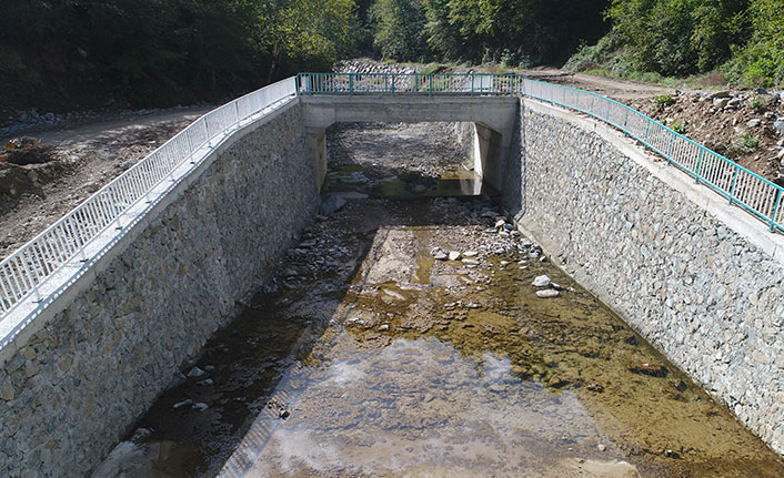 Yomra Vadisi ıslahı tamamlandı