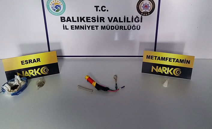 Balıkesir'de uyuşturucu operasyonu
