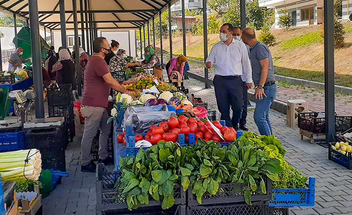 Trabzon'da iki mahalleye kapalı pazar yeri