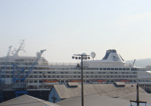 Trabzon'da Hollanda gemisi