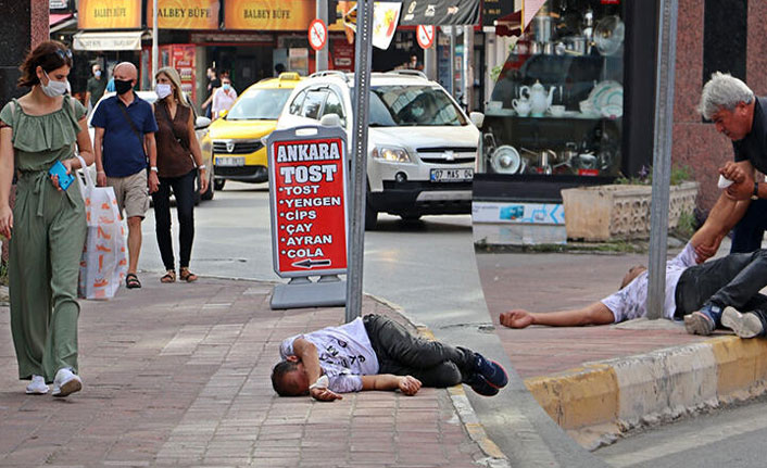 Yol ortasında sızdı, kimse uyandıramadı