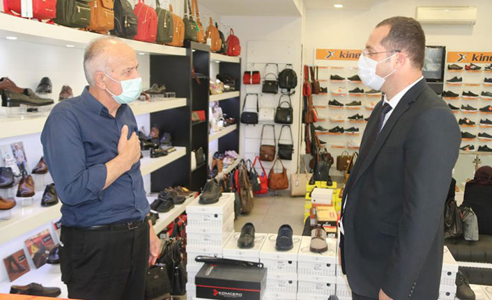 Başkan Ekim'den esnaf ziyaretleri