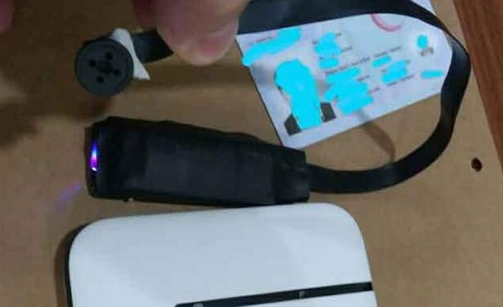 Ehliyet sınavına gizli kamera ile girdiler