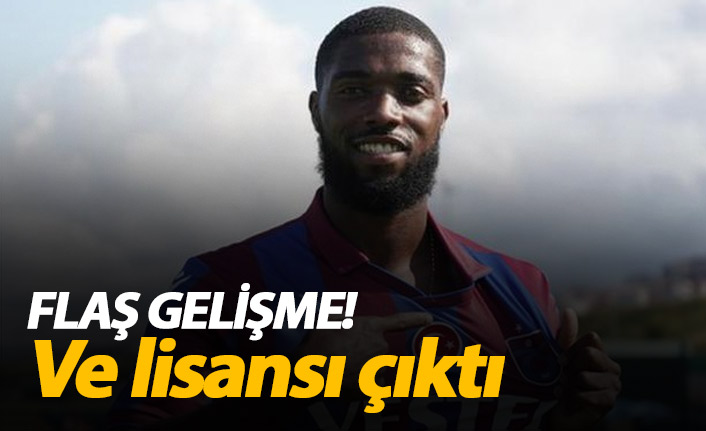 Flaş gelişme! Djaniny'nin lisansı çıktı