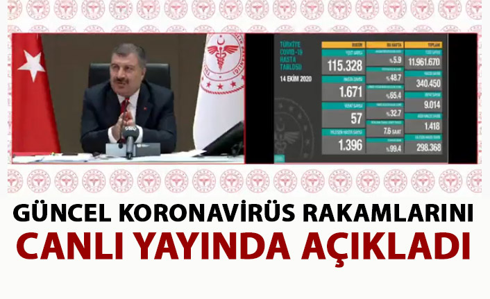 Bakan Koca Güncel Koronavirüs Tablosunu Açıkladı